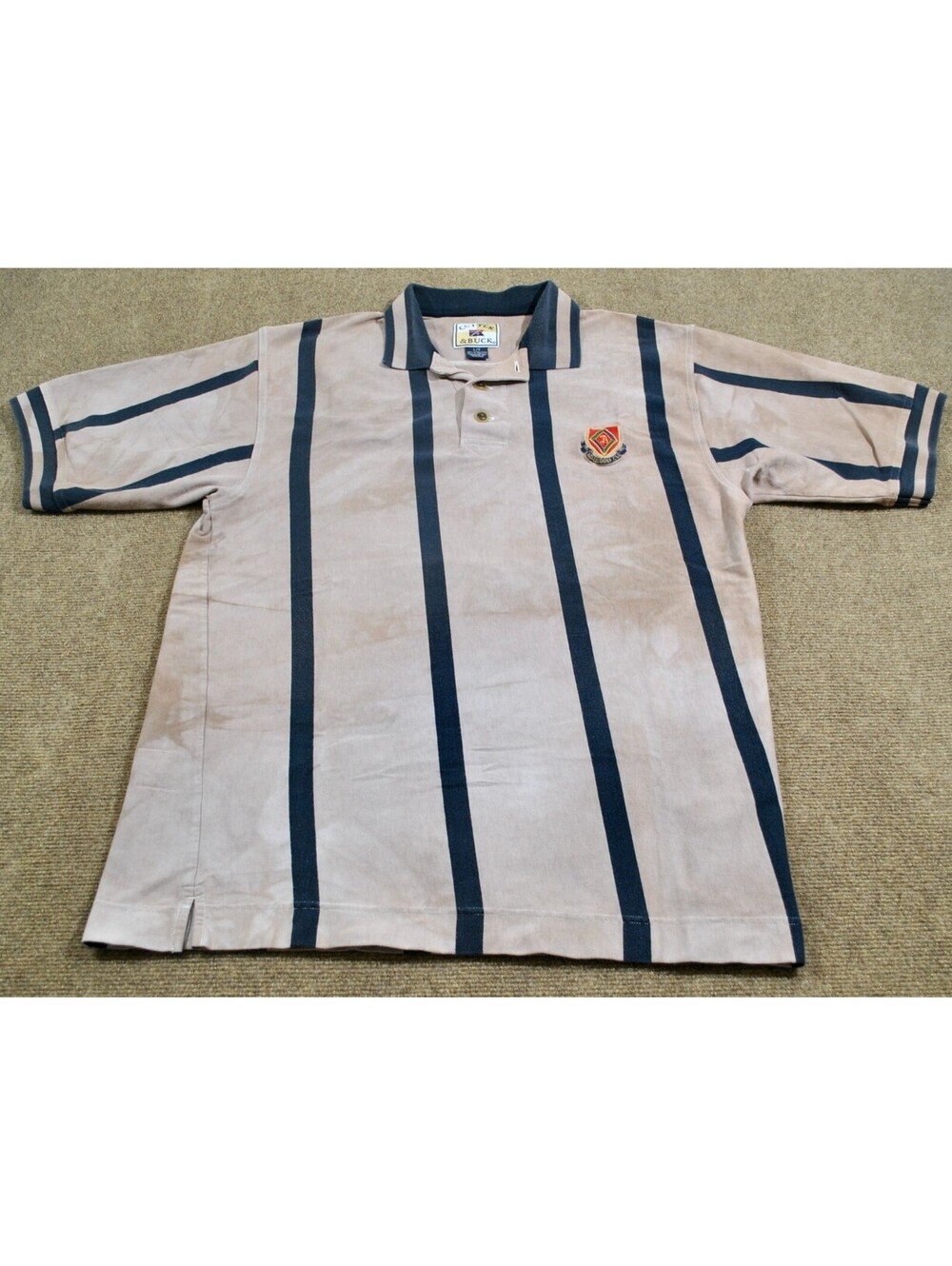 Adare Golf Club Ireland Golf Course Club Cutter & Buck Dye Polo Mens Size Large